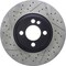 Centric Parts Premium Oe Drilled/Slotted Brake Rotor, 127.34101 127.34101 - alternate 1
